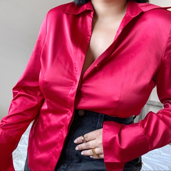 Tops - Vintage Silk Long Sleeve